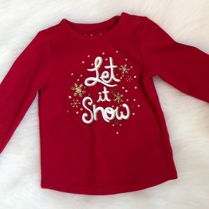 Christmas Let it Snow long sleeve shirt.